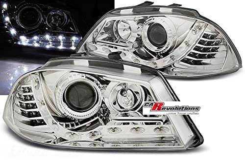 Led Scheinwerfer in chrom LED Blinker für Seat Ibiza 6L 04.2002-2008-