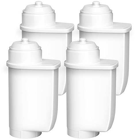 4 Stück Wasserfilter für Siemens EQ6 EQ7 EQ9 S700 EQ500 EQ Series | Ersatzwasserfilter für Siemens TZ70003, TCZ7003, TCZ7033, für Brita Intenza, für Bosch 12008246 Kaffeevollautomat