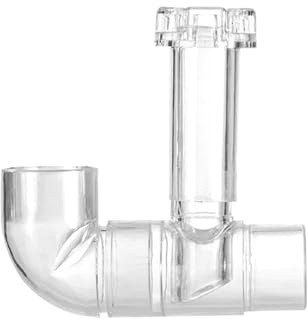 DONGKER Aquarium ?lfilm Skimmer, Auslassrohr Skimmer, Acryl Aquarium ?lfilm-Entferner Filterfl?Che f?r Fisch Tank Wasseranlage