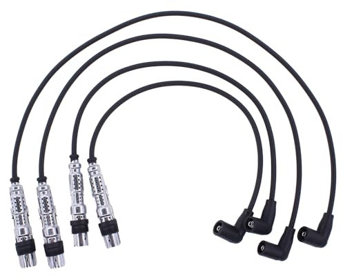 Zündleitungssatz Zündkabel Zündungskabel Zündspule Zündleitungen Zündkabelsatz für Touran Golf 5 Plus Golf 6 Beetle Caddy Polo A1 8X A3 8P Altea Ibiza Leon Toledo Fabia Octa-via Rapid Roomster 1.2 TSI