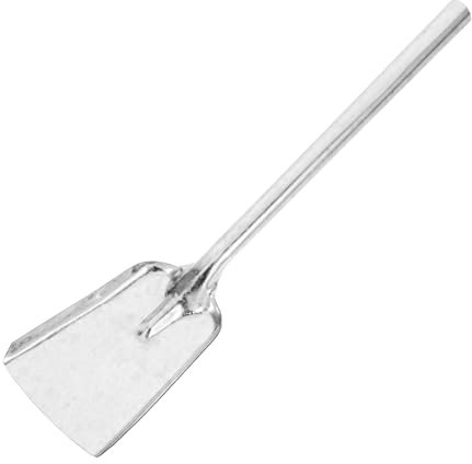 Warmhm Mehrzweck Kaminofen Ascheschaufel Aus Metall Leichte Kohle Grill-Schaufel Robust Und Langlebig Kompakt Tragbar Für Haushalt Garten Küche Und BBQ-Einsatz