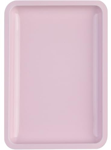 Plateau multifonction en acier inoxydable pour soins des ongles et brosses, plateau de rangement élégant pour faux ongles