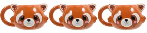 Cabilock 3St Becher Tasse für Freundinnen geburtstagsgeschenk Partytüten Porzellantasse keramikgeschirr Kaffeetasse dekorative Tasse Frühstückstasse Tierische Keramiktasse