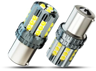 XWQHJW Compatible for AYP SEARS HUSQVARNA 532004152 Fog Light Bulbs, 1156 BA15S Led Light Bulbs Work Lights, 12V 6000K, Super Bright White, 2-Pack