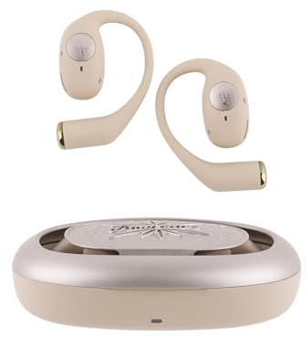 LINSOUL Kiwi Ears Spark OWS Offene Ohrstöpsel Wireless, Bluetooth 5.2 Gaming-Kopfhörer, mit Silikon-Ohrbügel, 21 Stunden Spielzeit, Kabelloses Aufladen für Sport Workout Laufen