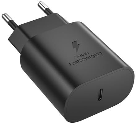 Cargador USB C, Cargador 25W Carga rápida, para Samsung Galaxy A17 A16 A15 A56 A55 S25 S24 S23 S22, Enchufe Carga Rápida, Enchufe Tipo c, para iPhone 16 15 14 13 12 11/ Pro MAX, Adaptador Tipo C
