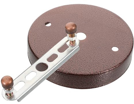 HOMSFOU Base De Lámpara De Techo Placa De Montaje Para Luces Colgantes Compatible Restaurar o Instalar Lámparas De Techo Salas De Estar o Dormitorios Cubierta Para Luces De Canopy