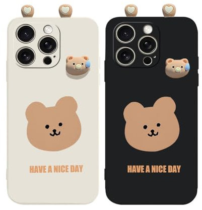 Compatible con Realme X50 5G/Realme X3 SuperZoom – Funda de Silicona con Osito 3D Adorable