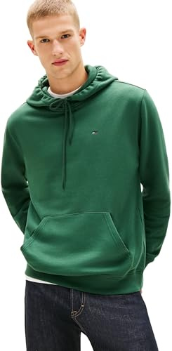 Tommy Jeans Sweat à Capuche TJM Reg S Flag Dm0Dm20742 pour Homme, Vert (pin ombré), L