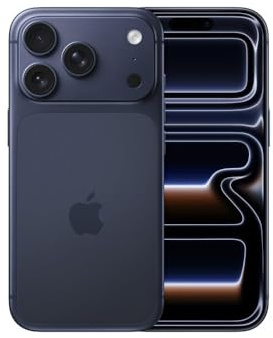 Apple iPhone 17 Pro, US Version, 256GB, eSIM, Deep Blue- Unlocked (Renewed)