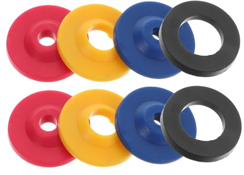 NUOBESTY 8 pièces Set de Réducteurs de Débit Silicone Joints Étanches Anti-Fuite Limiteur pour Pommeau Fixe Installation Facile pour Contrôle de Eau