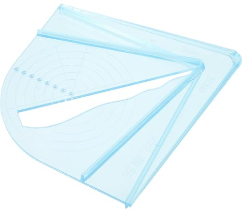 HONITANO Regla Buscador de Centros para Carpintería de Plástico Duradero, Herramienta de Medición Flexible y Ligera para Encontrar el Centro en Madera y Metal, Adecuado para Bricolaje y
