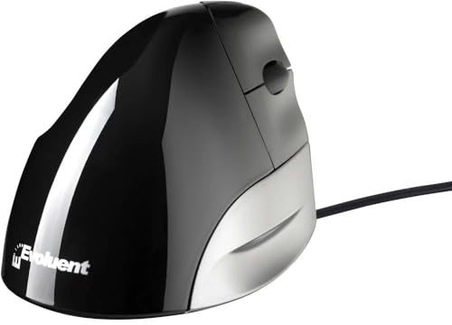 Evoluent Vertical Mouse Standard Rechte Hand Ergonomie PC Hellgrau VMSR