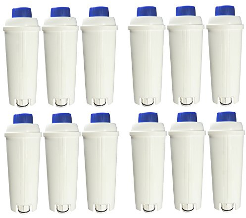 12er Pack DeLonghi Wasserfilter für Kaffemaschinen geeignet für ECAM, ESAM, ETAM, BCO,EC...