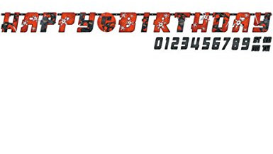 Amscan 121587 3,2 m x 25 cm Ninja hinzufügen eine Alter Brief Banner