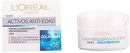 L'Oreal Paris Crema Hidratante Anti Arrugas De Día Colágeno, Fresca, Negro, 50 ml (Paquete de 1)