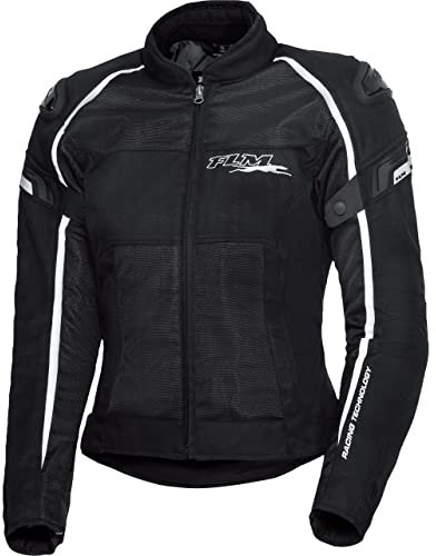FLM Sports Damen Textil Jacke 1.2 – Leicht – Luftig – Polyester – Schwarz schwarz XS