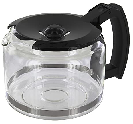 Genuine Russell Hobbs Glass Carafe 14899 Platinum Grind & Brew Series, Black