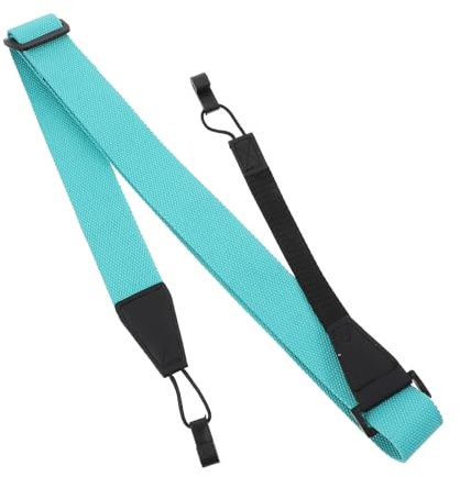 Vaguelly Verstellbarer Ukulele-Riemen Aus Weichem Nylon Ohne Bohren Komfortabler Schultergurt Für Ukulele Und Kleine Gitarren 57.87In X 1.46In Langlebiges Design