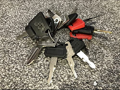 Juego de llaves de encendido para maquinaria agrícola, de construcción y forestal (14 llaves), color plateado