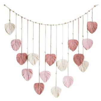 DONGKER Arazzo da Parete in Macramè,Decorazione Bohémien per Camera da Letto Soggiorno Sfondo della Casa (120cm x 75cm)