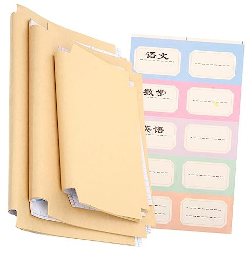 HONMEET Selbstklebende Buchumschläge 30 Blatt Kraftpapier Packpapier Buchhülle Wasserabweisend Buchschutz für Schulbücher Notizhefte und Zeitschriften
