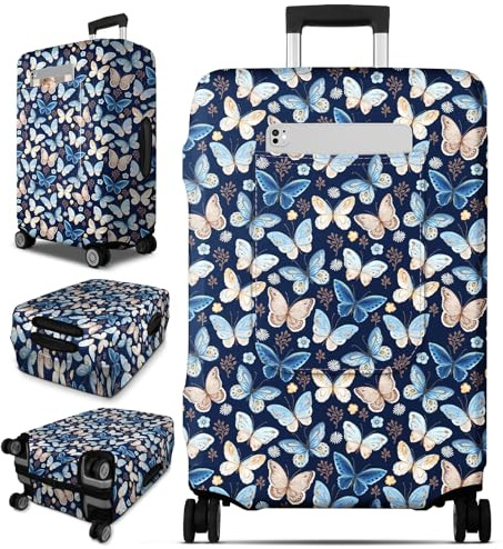 OffiEase Koffer-Schutzhüllen, groß, waschbar, wasserdicht, staubdicht, für Reisen, passend für 45,7 - 76,2 cm