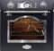 KAISER Einbaubackofen EH 6355 Em Sil mit 1-fach-Teleskopauszug, Retro Elektro Einbau Backofen Autark 60 cm 67L 8 Funktionen in Schwarz