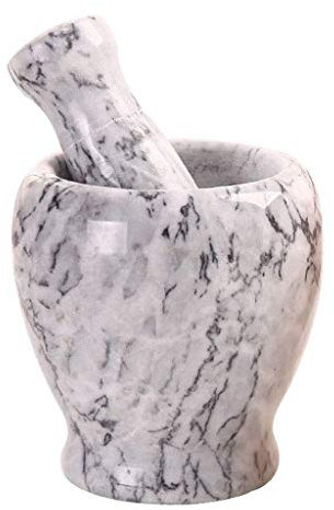 ABNNHK Mortier et Pilon Mortier Granit Grand mortier et Pilon Ensemble Pierre de Cuisson Cuisine Bol Profond et Pilon pour mortier de Cuisine Mortier et pilo