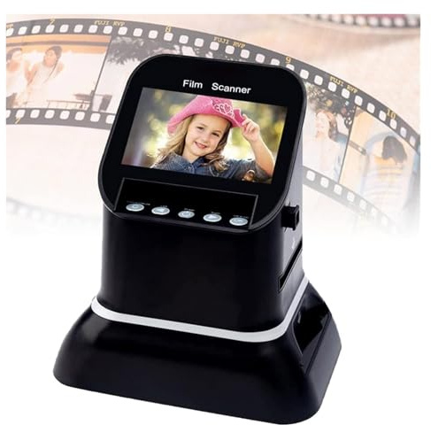 DARBCGH Scanner for pellicole 5 in 1 – 120/35 mm/126/127, LCD 1080P, Non è Necessario Il PC