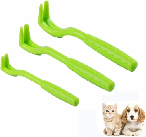 YIFLorine TANG Gancho para Garrapatas,3 Piezas Pinzas para Garrapatas,Herramientas para Eliminar Garrapatas para Humanos,Perros,Gatos