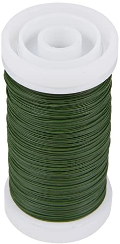 Rayher Fil di Ferro per Fiori, Verde Scuro, 0,35 Mm Ø, Spoletta 100 M, Bus.Blis 1 Pz, 2425013