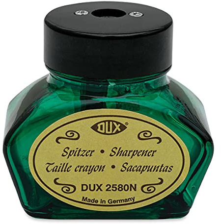 Dux Tintenfassspitzer aus Glas, Grün