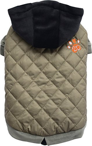 Doggydolly Hundejacke für große Hunde, wasserdicht, XS, Taupe, 0,45 kg