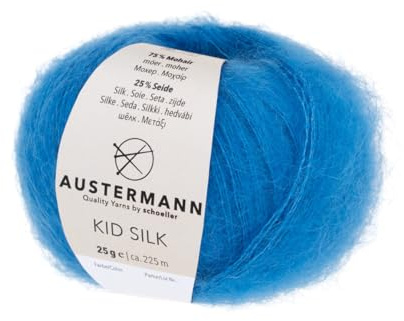 Kid Silk | Mohairwolle mit Seide | 225m/25g | Farbe: 45 - Blau