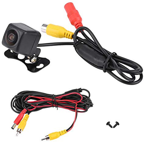 Telecamera retrovisiva sostituzione per auto, obiettivo fisheye grandangolare 170 ° Visione notturna HD Telecamera retrovisiva sostituzione per retromarcia auto imsostituzione permeabile