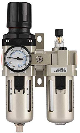 Unidad de Mantenimiento de Aire comprimido Separador de Agua 3/8 Reductor de presión Regulador de Aire comprimido para compresor de Aire Accesorios para compresores de Aire