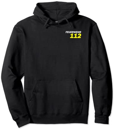 Feuerwehr 112, Feuerwehrmann, Atemschutz Bekleidung Pullover Hoodie