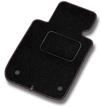 MOTOS Velours Standard Fahrermatte 1-teilig passend für Toyota Aygo II 2014-2022 - Standard, Gewebt, Braun Fahrerseite - Erleben Sie neuen Fahrkomfort mit einem Velours-Fahrermatte passend für Ihr Aut