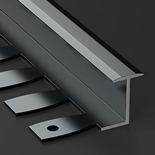 Bande de Transition de Sol, Nez de Marche, Bandes de seuil de 270 cm de Long pour carrelage à stratifier, Garniture de Tapis découpable pour Robot de Balayage de Cuisine Domestique
