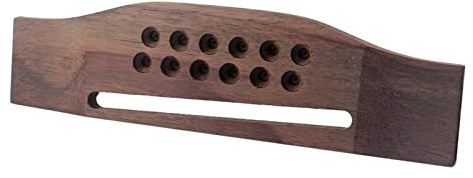 Exquisite Rosenholz 12 Saiten Guitar Bridge Für Akustische Gitarre Ersatzteile Gitarrebrücke