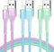 iPhone Charger Cable 3Pack 1.8M/6FT,MFi Certified Lightning Cable Fast Charging iPhone Cables Nylon Braid Phone Charger USB Lightning Cable Compatible with iPhone 14 13 12 11 Pro Max XS XR X SE
