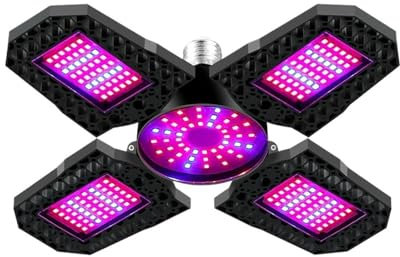 Grow Lights, Pianta LED Coltiva La Luce Phytolamp a Spettro Completo, Lampada da Coltivazione Idroponica for Semi di Fiori da Interno for Tenda da Coltivazione di Verdure in Serra per la crescita indo