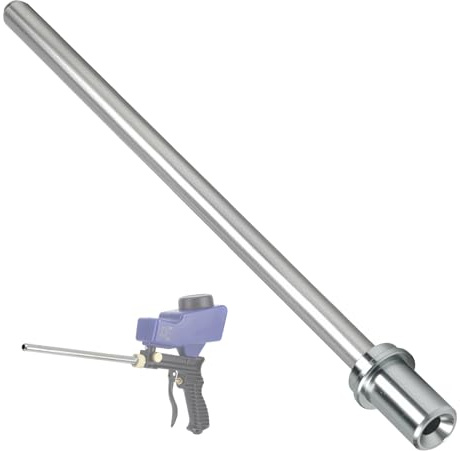 Sand Blaster Long Nozzle Tip Compatible with Le Lematec, Nozzle Attachment Sandblaster for Air Compressor Sandblasting, Soda Walnut Blaster Kit, Abrasive Media Blasting Wand for Spot Blasting Cleaning