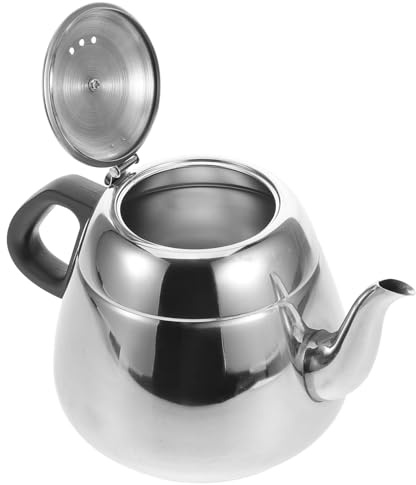 POPETPOP Edelstahl Teekessel 2l Verdickt Schnelles Kochen Pfeifkessel für Induktionsherd Vielseitiger Wasserkocher