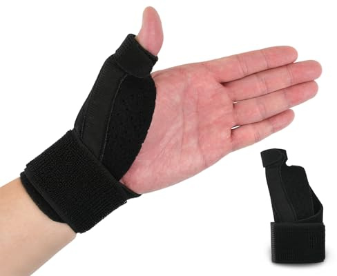 ds. distintivo estilo 2 piezas Férula para el pulgar para aliviar el dolor artrítico y ofrecer apoyo. Férula transpirable y cómoda para el pulgar, mano derecha y izquierda
