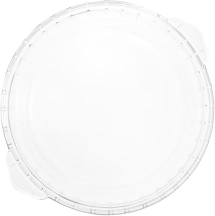 TIDTALEO 8 Zoll Glas Backform Aus Hitzebeständigem Glas Mikrowellengeschirr Für Kuchen Und Quiche Backofen Und Mikrowellengeeignete Transparente Servierplatte