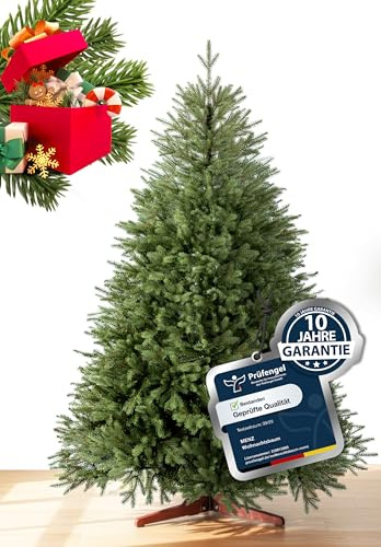 4smile künstlicher Weihnachtsbaum 155 cm – Klassischer Tannenbaum künstlich, Stabiler Ständer, schnelle Montage, nachhaltige Wahl für viele Jahre
