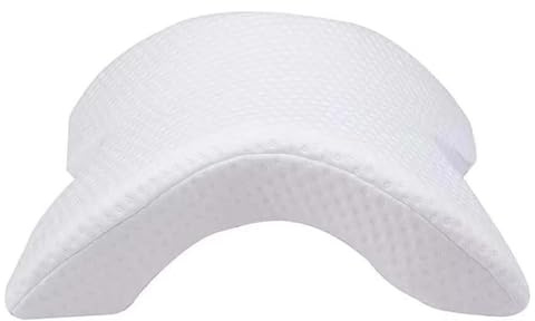 Cuscino con foro per il braccio per coppie Cuscino per coccole a tunnel traspirante con bracciolo in memory foam per alleviare la pressione del fidanzato con telaio di supporto per dormire, viaggiare