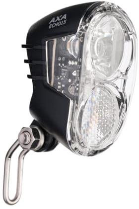 AXA Echo 15 Switch - Dynamo Phare Vélo - 15 Lux - avec Réflecteur - Visible du Côté - Homologué StVZO